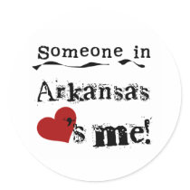 Someone In Arkansas Loves Me Sticker