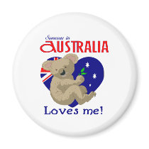 Someone in Australia Loves Me  Koala magnets