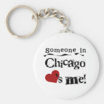 Someone in Chicago Keychain