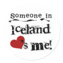 Someone In Iceland Loves Me stickers