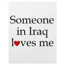 Someone in Iraq Loves Me flyers