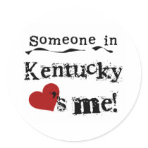 Someone In Kentucky Loves Me Sticker