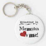 Someone in Memphis Key Chains