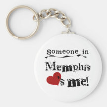 Someone in Memphis Key Chains