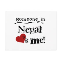 Someone In Nepal Loves Me postcards