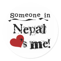 Someone In Nepal Loves Me stickers