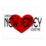 Someone in New Jersey Loves Me Postcards