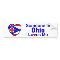 Someone In Ohio Loves Me bumper stickers by mightypecan Someone In Ohio Loves Me bumper stickers