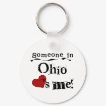Someone In Ohio Loves Me keychains by USAstates Someone In Ohio Loves Me keychains