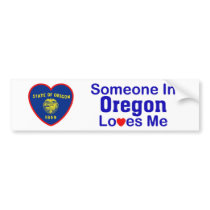 Someone In Oregon Loves Me bumper stickers by mightypecan Someone In Oregon Loves Me bumper stickers