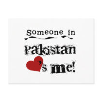 Someone In Pakistan Loves Me postcards
