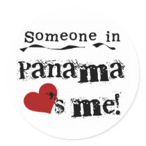 Someone In Panama Loves Me stickers by world_wide Someone In Panama Loves Me stickers