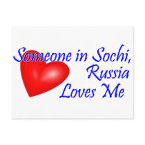 Someone in  , Russia Loves Me postcards