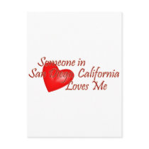 Someone in San Diego Loves Me postcards