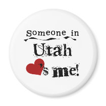 Someone In Utah Loves Me magnets by USAstates Someone In Utah Loves Me magnets