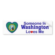 Someone In Washington Loves Me bumper stickers by mightypecan Someone In Washington Loves Me bumper stickers