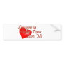 Someone loves me in Dallas, Texas Bumper Sticker