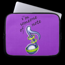 Someone of Note laptop sleeves
