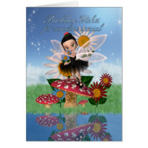Someone Special Birthday Card With Sugar Plum Fair