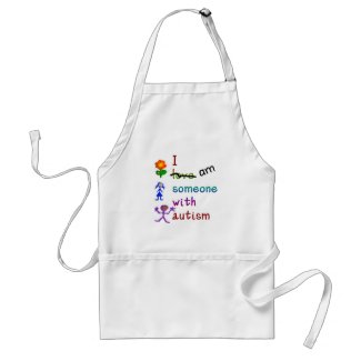 Someone With Autism Apron apron