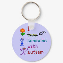 Someone With Autism Keychain