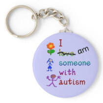 Someone With Autism Keychain