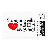 Someone With Autism Loves Me Stamp