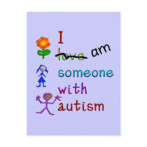 Someone With Autism Postcard