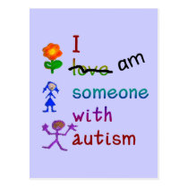 Someone With Autism Postcard