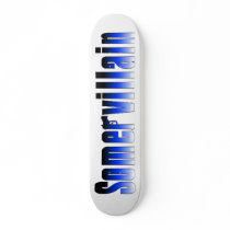 Somervillain Blue Skateboard by CreamOfTheCrop Somervillain Blue Skateboard
