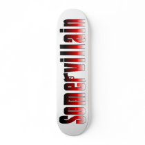 Somervillain Red Skateboard by CreamOfTheCrop Somervillain Red Skateboard
