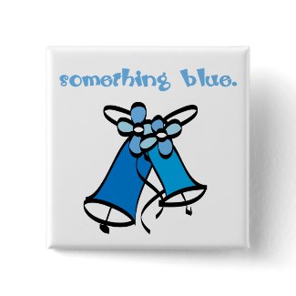 Something Blue Bridal button