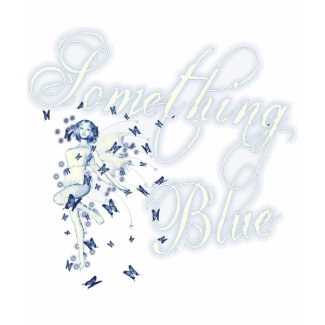 Something Blue Butterfly Fairy - Vintage Cyanotype shirt