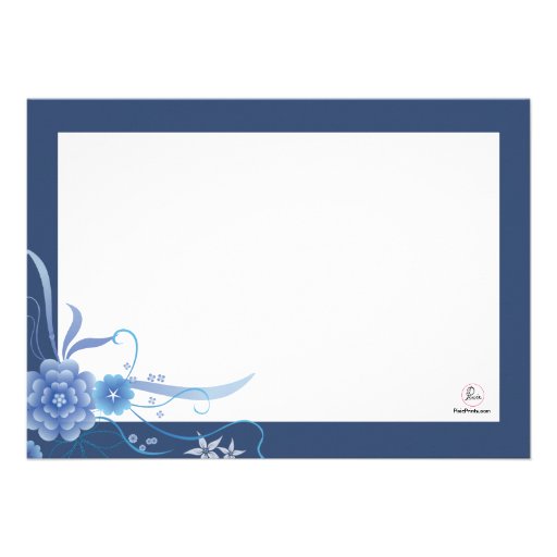 Something Blue Religious Invitation