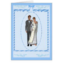 Something Blue-Wedding Card