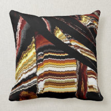 Something distorted #1 throw pillow