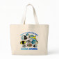 Something Fishy About Scuba Jumbo Tote Bag