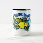 Something Fishy funny detective fish cartoon Mug mugs