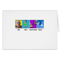 something old, something new, something borrowed cards