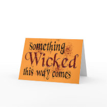 Something Wicked Card by Method77 Something Wicked Card