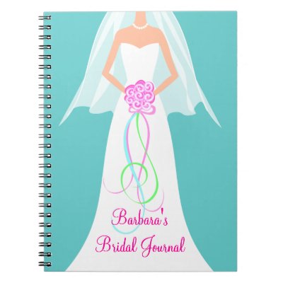 SomethingBlue Personalized Bridal Journal Notebook