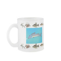 Something's Fishy Personalized Frosted Mug by FishBum Something's Fishy Personalized Frosted Mug