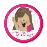 Something's Mithing! Girl Fridge Magnets