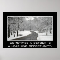 Sometimes a detour is a learning opportunity (S) Poster