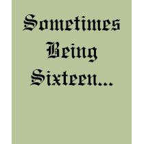 Sometimes Being Sixteen... t-shirts