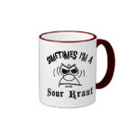 Sometimes I'm A Sour Kraut German Mugs