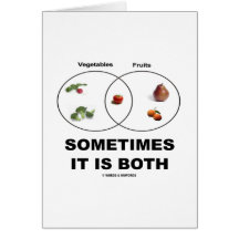 Sometimes It Is Both (Vegetables Fruits Attitude) Cards