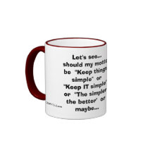 SOMETIMES IT'S HARD - Mug mugs