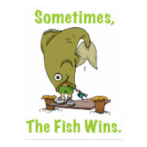 Sometimes The Fish Wins Poster posters