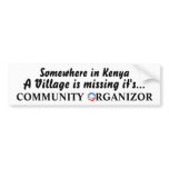 Somewhere in Kenya Bumper Sticker